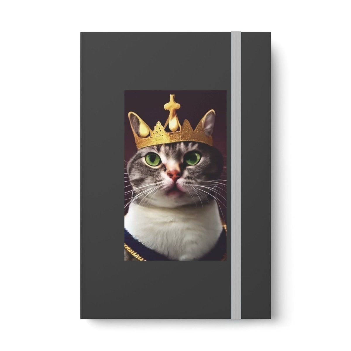Royal Cat Color Contrast Notebook - Ruled Style B - DarzyStore