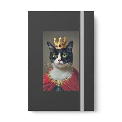 Royal Cat Color Contrast Notebook - Ruled Style C - DarzyStore