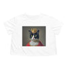 Royal Cat Flowy Cropped Tee - Style C - DarzyStore