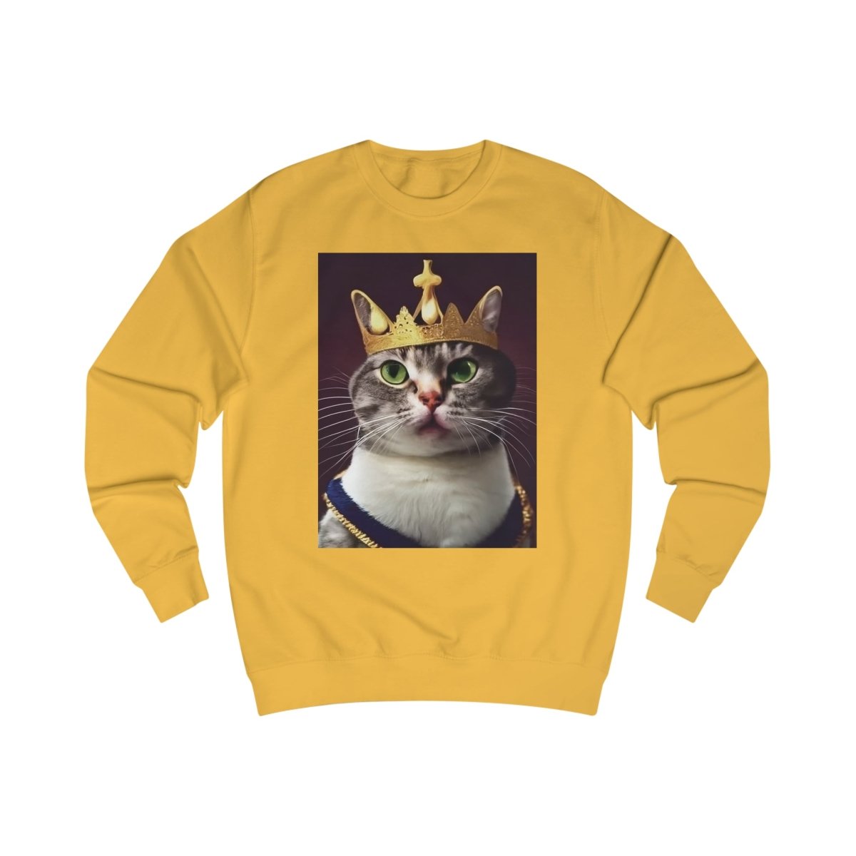 Royal Cat Men's Sweatshirt - Style B - DarzyStore