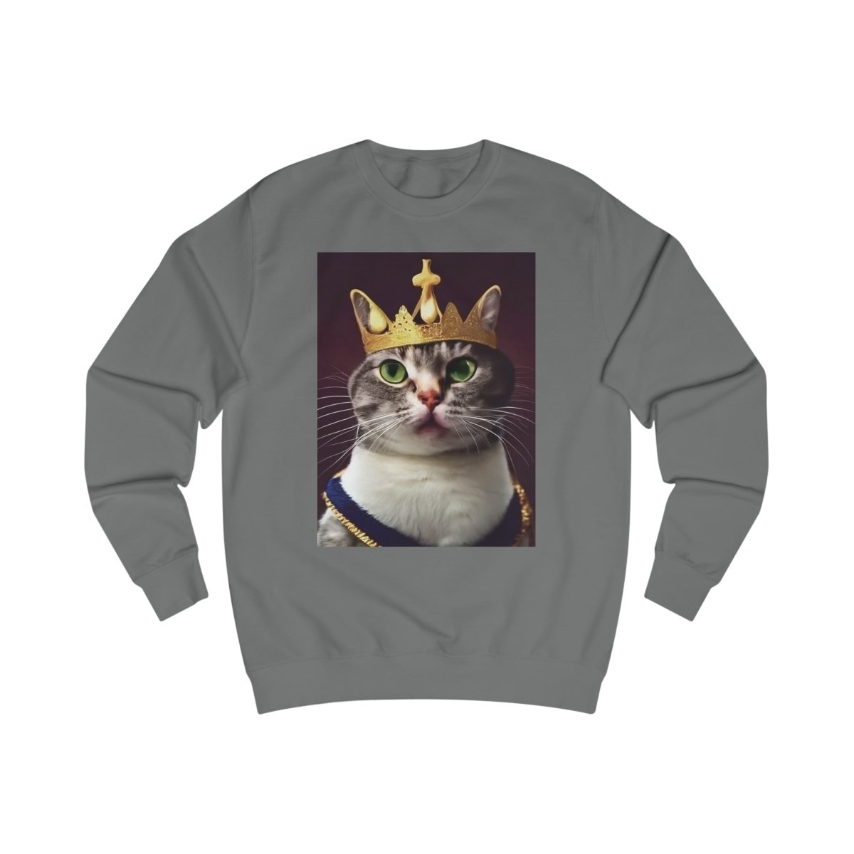 Royal Cat Men's Sweatshirt - Style B - DarzyStore