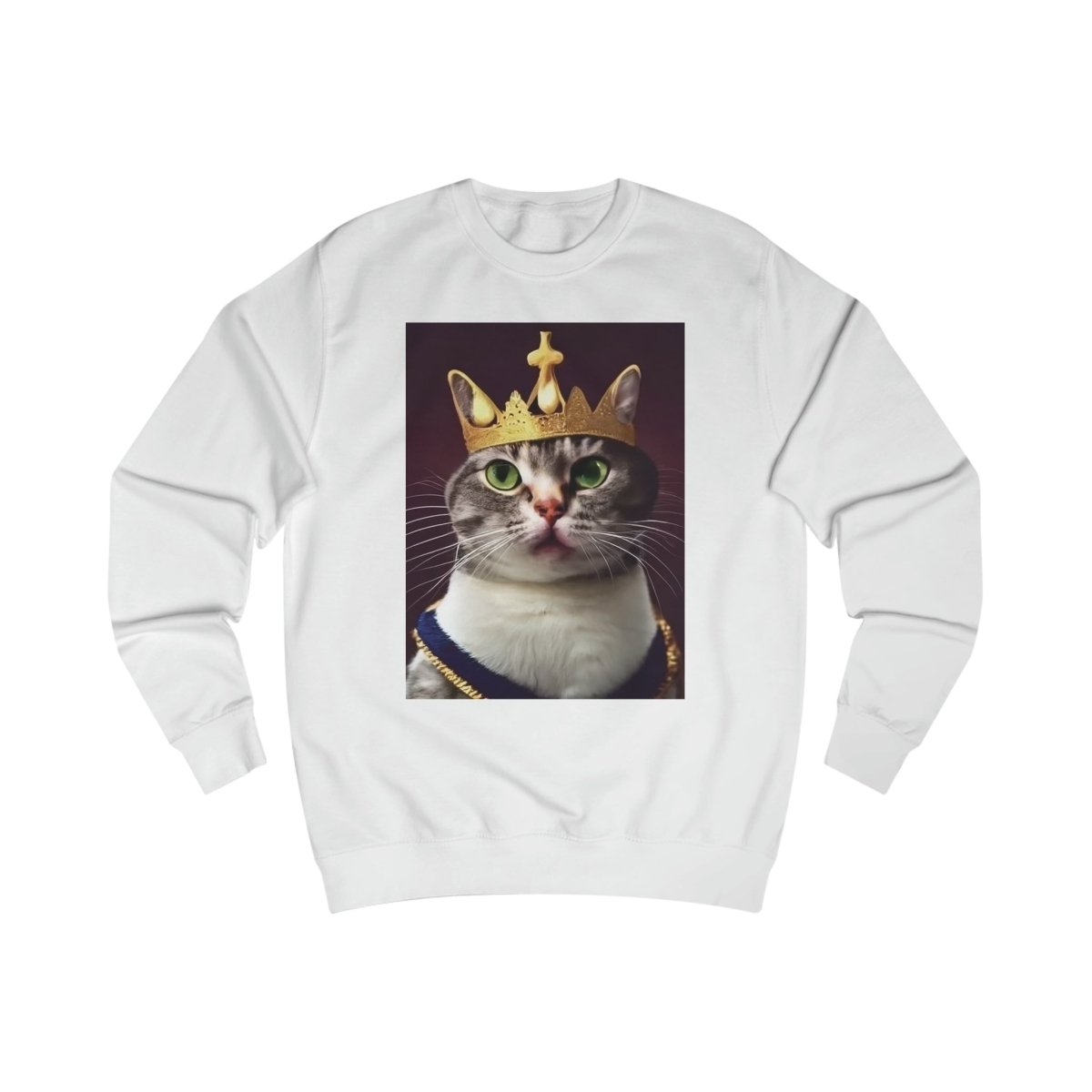 Royal Cat Men's Sweatshirt - Style B - DarzyStore