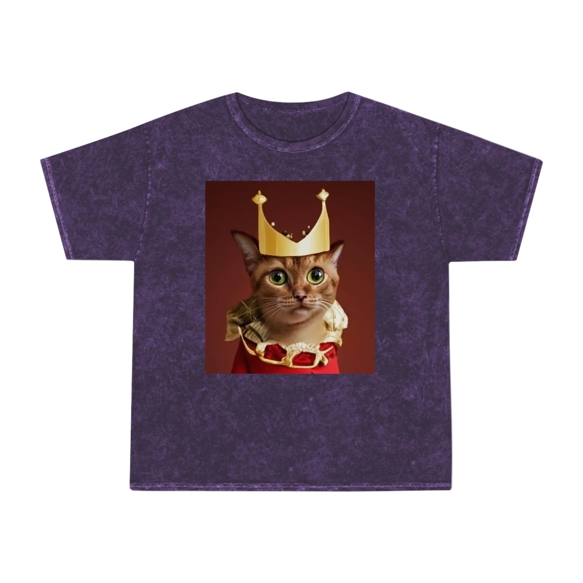 Royal Cat Mineral Wash T-Shirt - Style A - DarzyStore