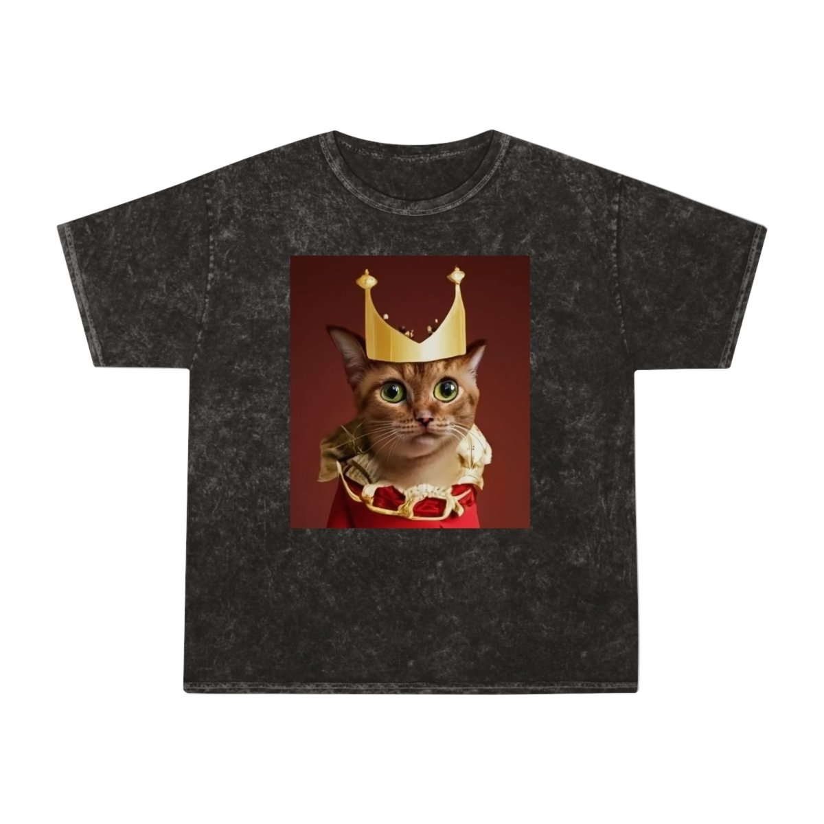 Royal Cat Mineral Wash T-Shirt - Style A - DarzyStore