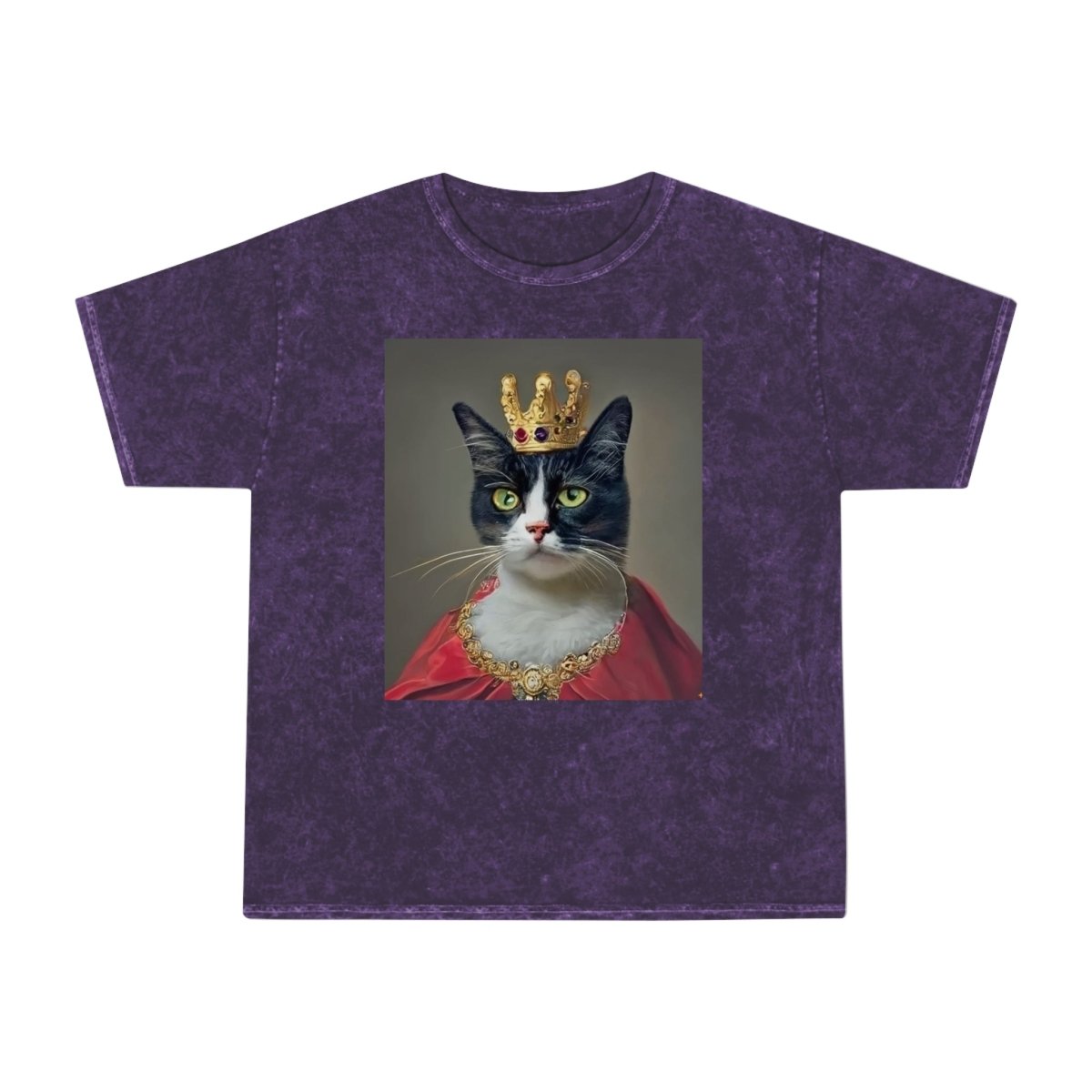 Royal Cat Mineral Wash T-Shirt - Style C - DarzyStore