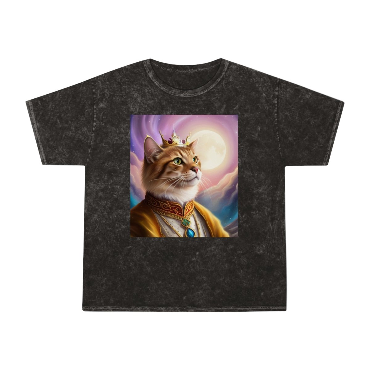 Royal Cat Mineral Wash T-Shirt - Style D - DarzyStore