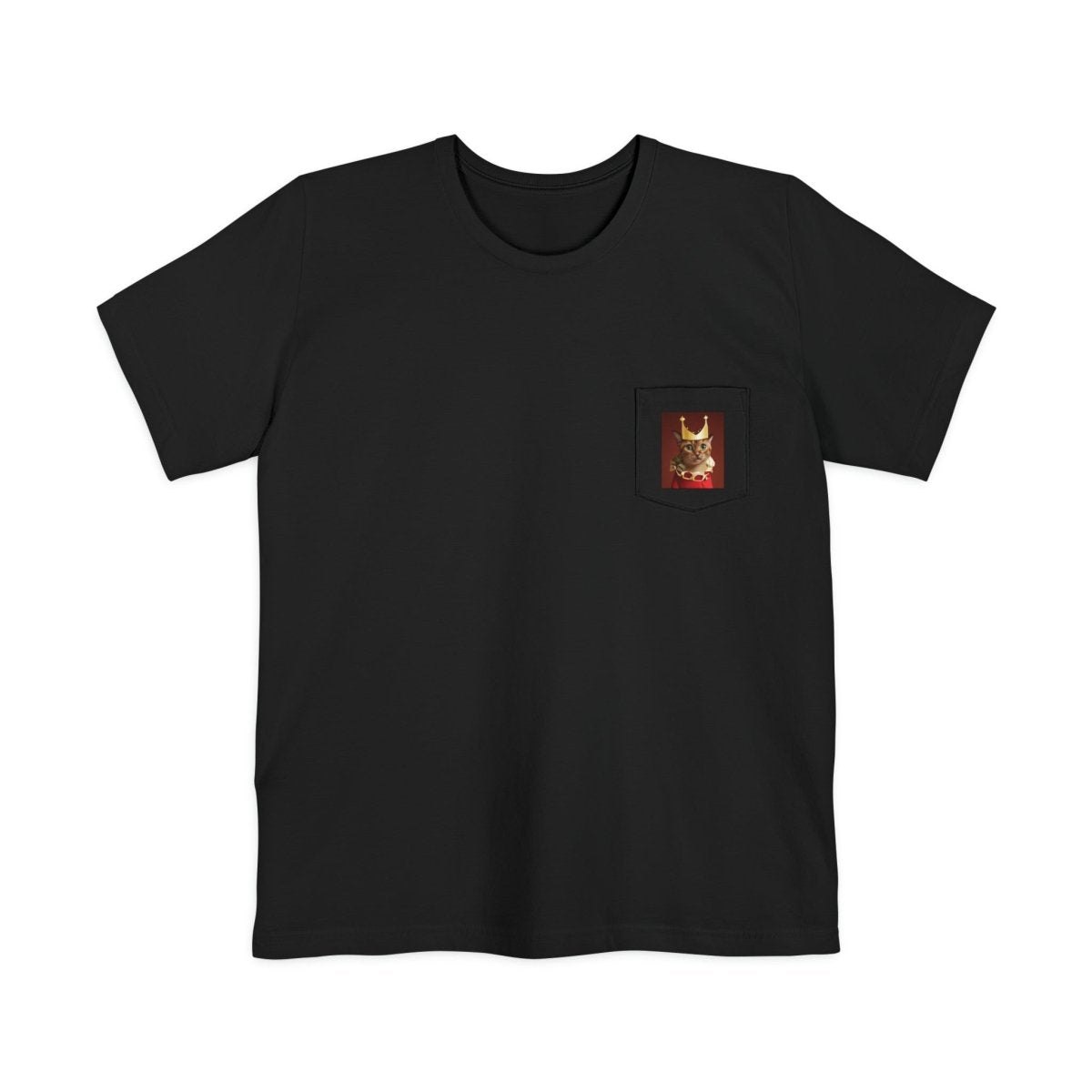 Royal Cat Pocket T-shirt - Style A - DarzyStore