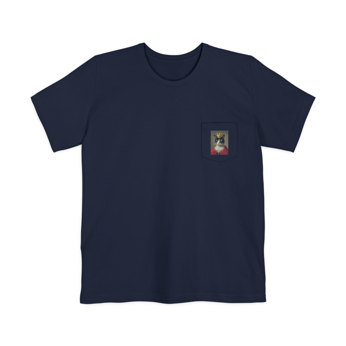 Royal Cat Pocket T-shirt - Style C - DarzyStore