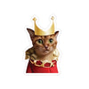 Royal Cat Transparent Outdoor Stickers, Die-Cut - Style A Outlined - DarzyStore