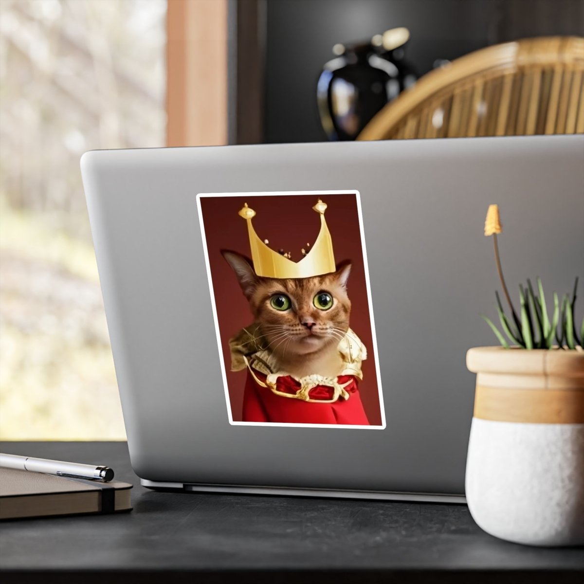 Royal Cat Vinyl Decal - Style A - DarzyStore