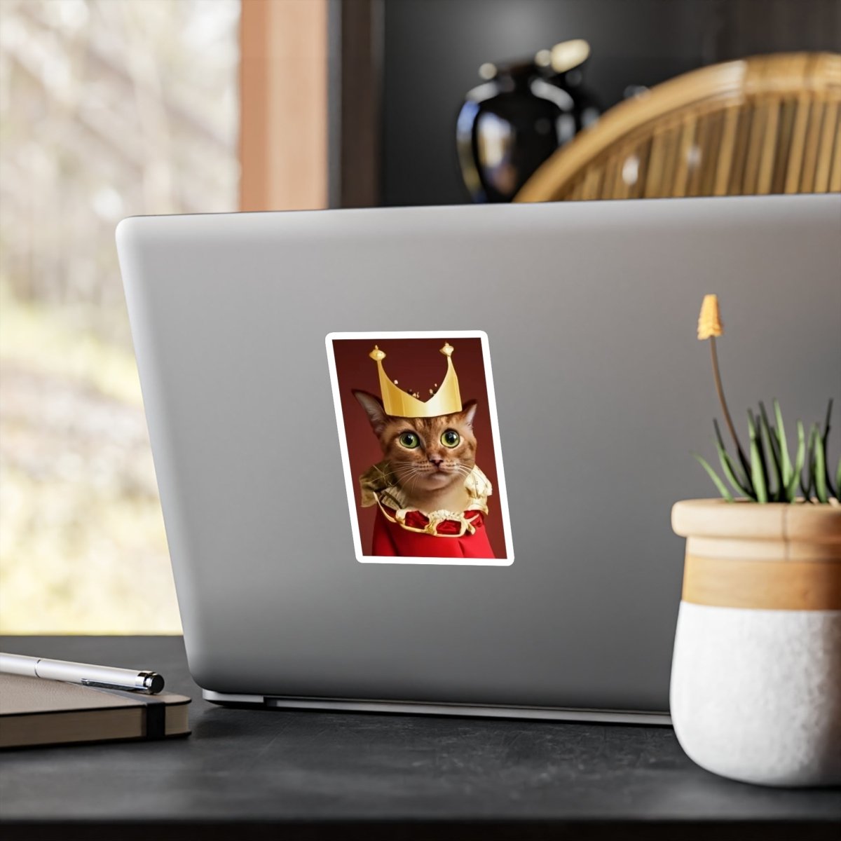 Royal Cat Vinyl Decal - Style A - DarzyStore