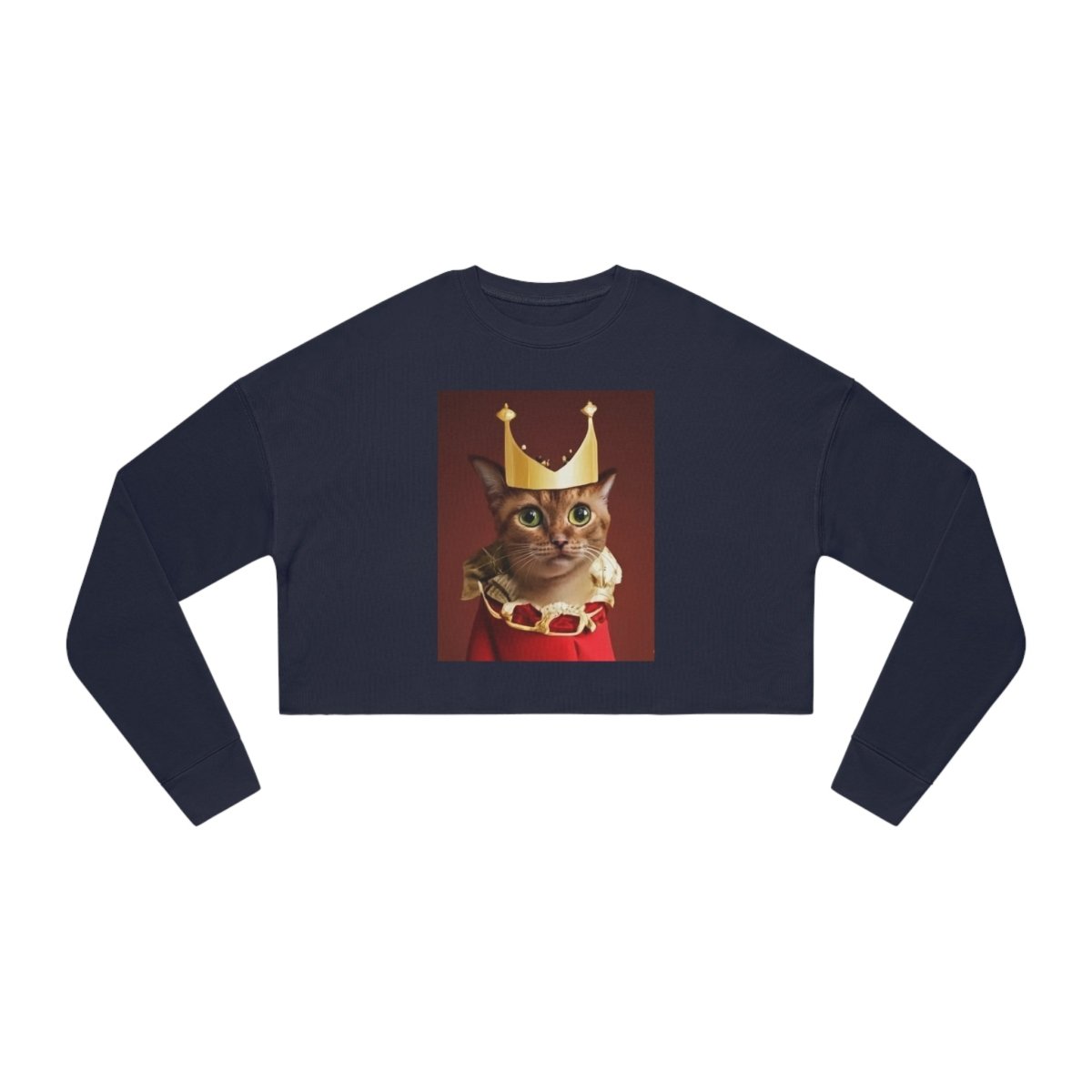 Royal Cat Women's Cropped Sweatshirt - Style A - DarzyStore