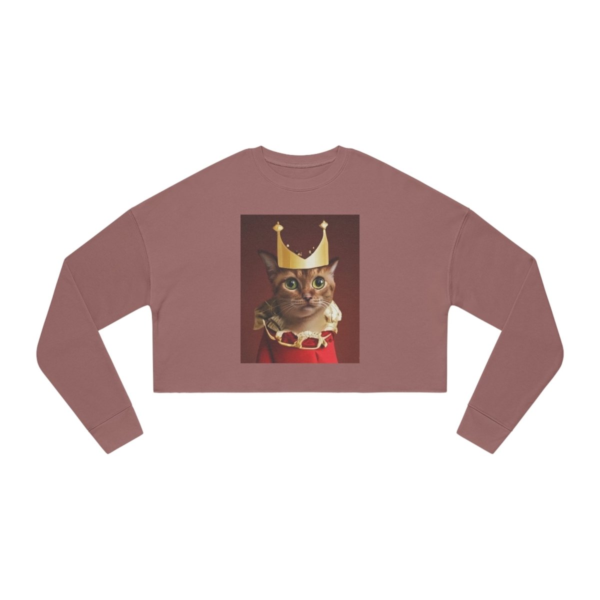 Royal Cat Women's Cropped Sweatshirt - Style A - DarzyStore