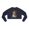 Royal Cat Women's Cropped Sweatshirt - Style B - DarzyStore