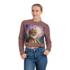 Royal Cat Women's Cropped Sweatshirt - Style D - DarzyStore