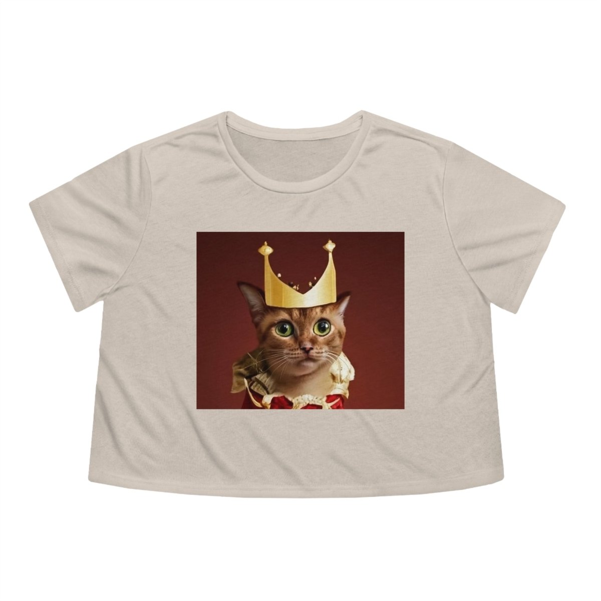 Royal Cat Women's Flowy Cropped Tee - Style A - DarzyStore