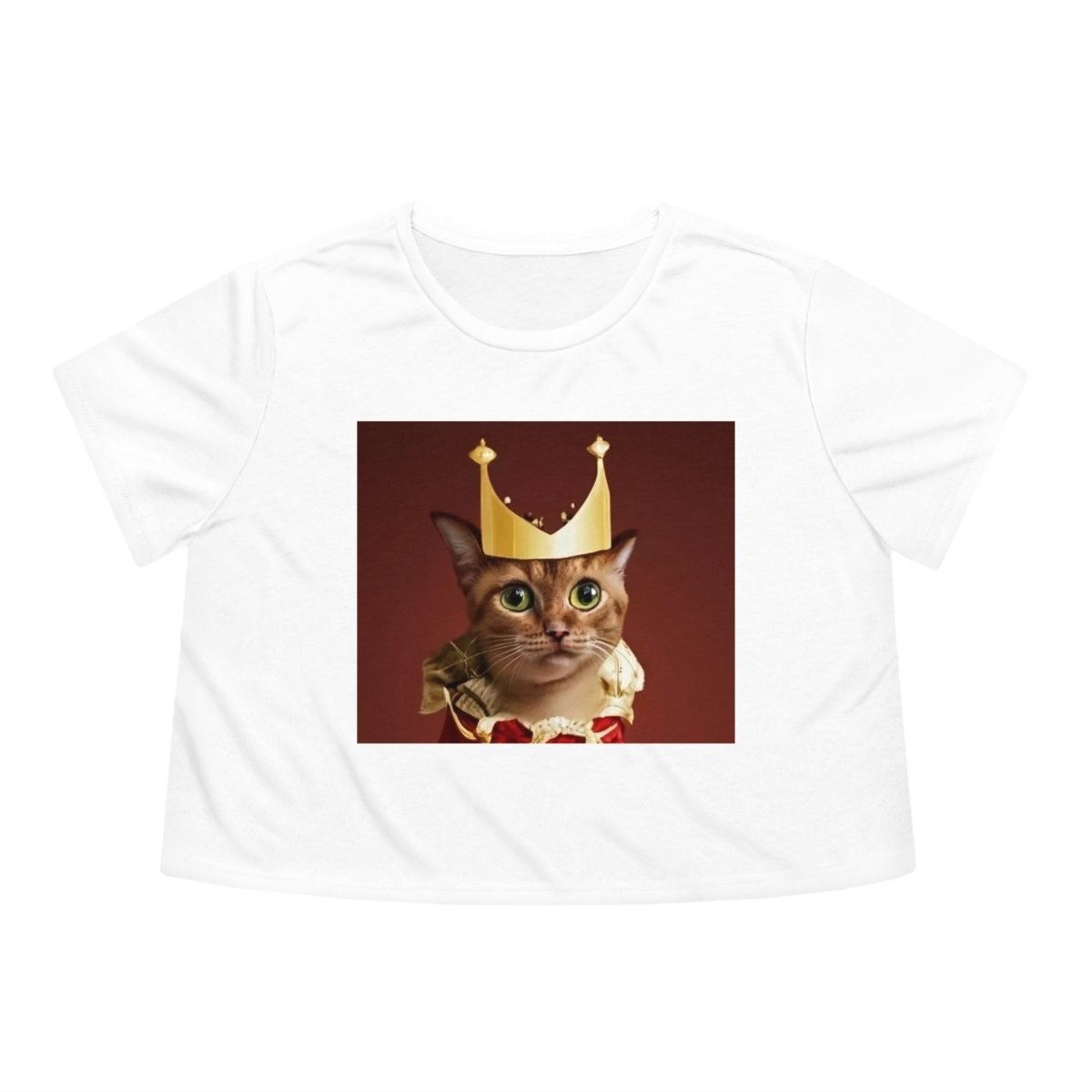 Royal Cat Women's Flowy Cropped Tee - Style A - DarzyStore