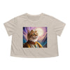 Royal Cat Women's Flowy Cropped Tee - Style D - DarzyStore