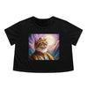 Royal Cat Women's Flowy Cropped Tee - Style D - DarzyStore