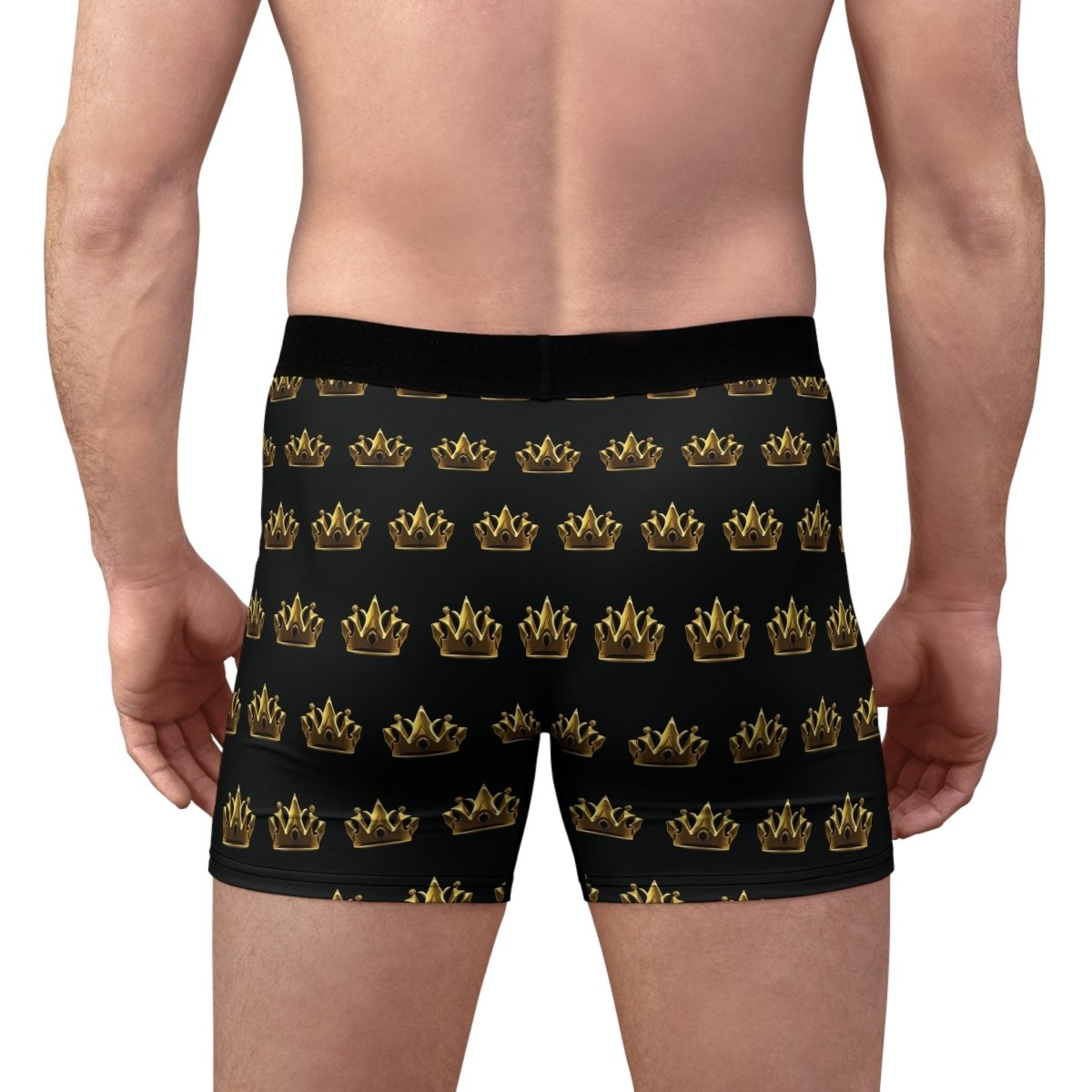 Royal Crown Men's Boxer Briefs - Grid Design - DarzyStore