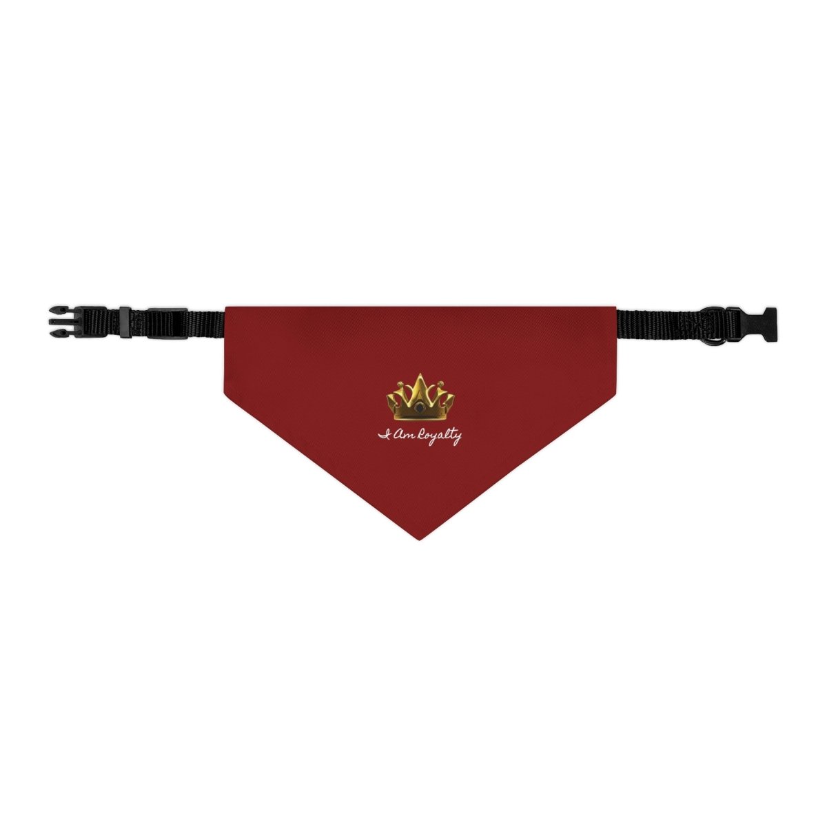 Royal Crown Pet Bandana Collar - I Am Royalty (Dark Red) - DarzyStore