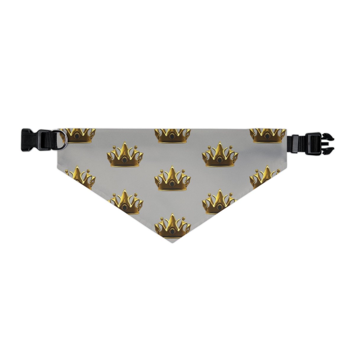 Royal Crown Pet Bandana Collar - Light Gray - DarzyStore