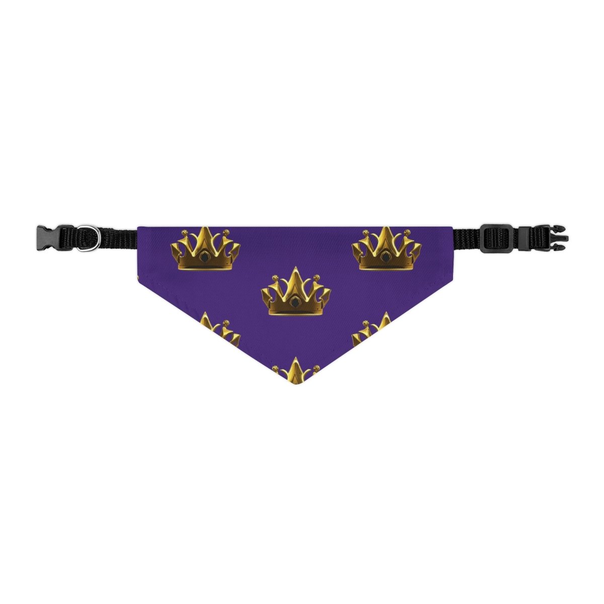 Royal Crown Pet Bandana Collar - Purple - DarzyStore