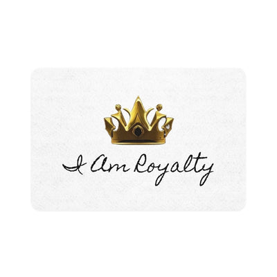 Royal Crown Pet Food Mat (12x18) - I Am Royalty (White) - DarzyStore