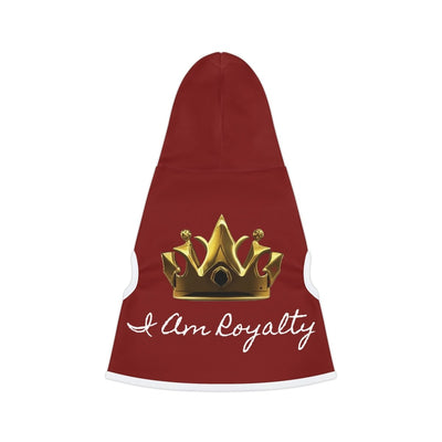 Royal Crown Pet Hoodie - I Am Royalty (Dark Red) - DarzyStore