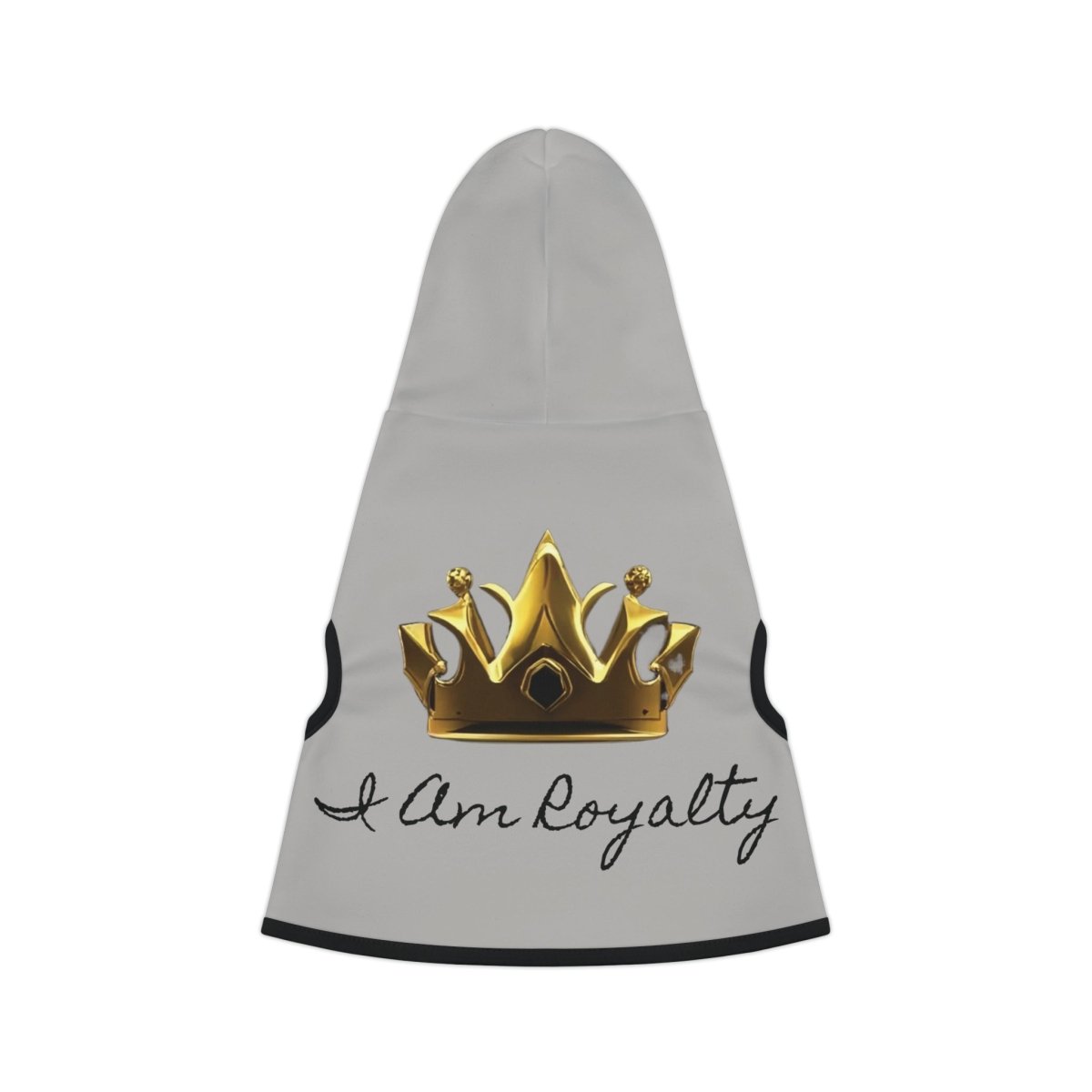 Royal Crown Pet Hoodie - I Am Royalty (Light Gray) - DarzyStore