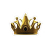 Royal Crown Transparent Outdoor Stickers, Die-Cut - DarzyStore