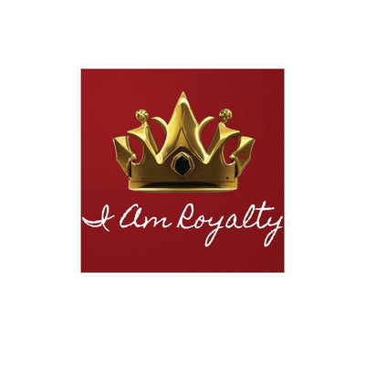 Royal Crown Vinyl Decal - I Am Royalty (Dark Red) - DarzyStore