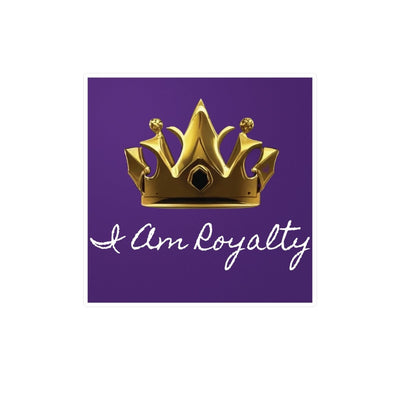 Royal Crown Vinyl Decal - I Am Royalty (Purple) - DarzyStore