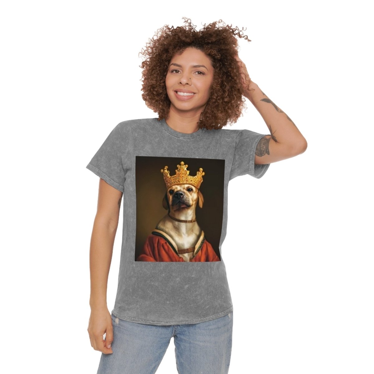 Royal Dog Mineral Wash T-Shirt - Style A - DarzyStore