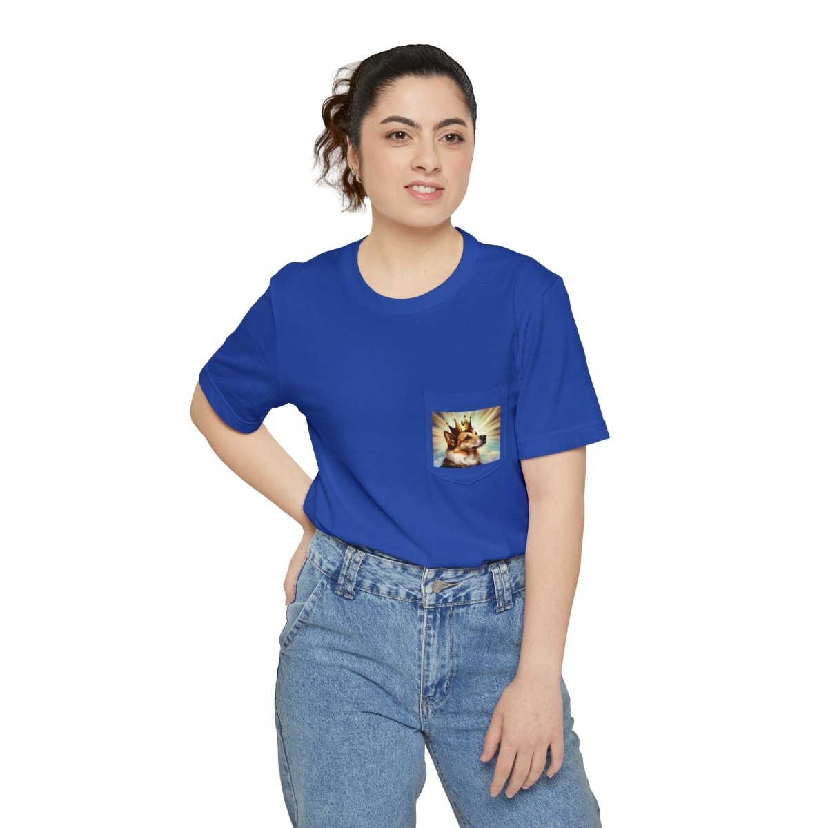 Royal Dog Pocket T-shirt - Style C - DarzyStore