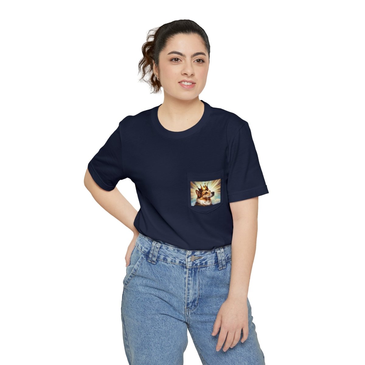 Royal Dog Pocket T-shirt - Style C - DarzyStore