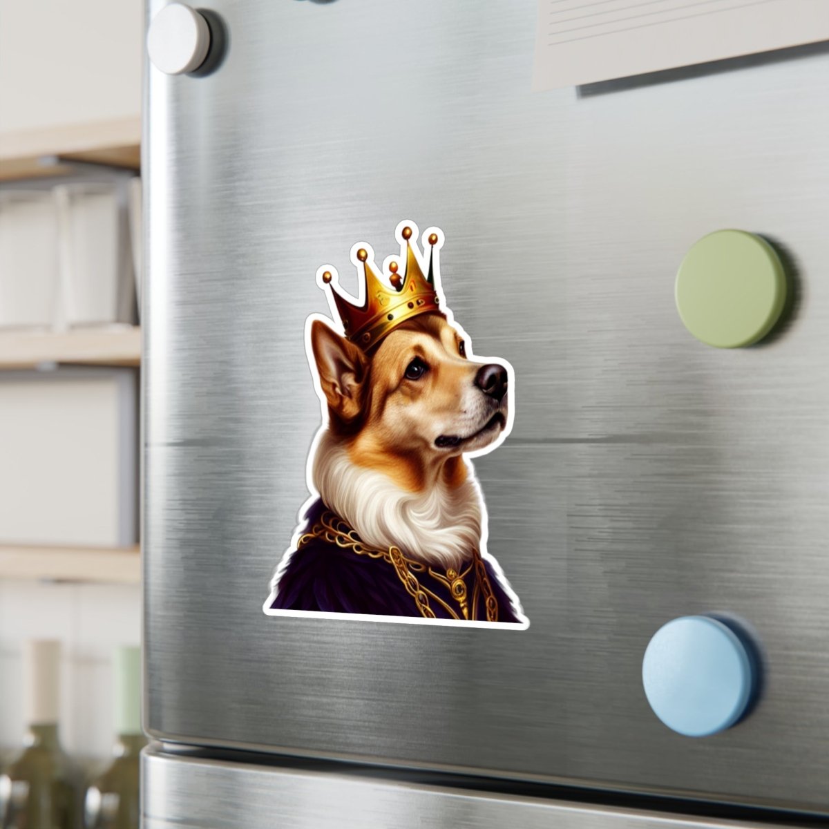 Royal Dog Vinyl Decal - Style C Outlined - DarzyStore