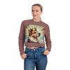Royal Dog Women's Cropped Sweatshirt - Style C - DarzyStore