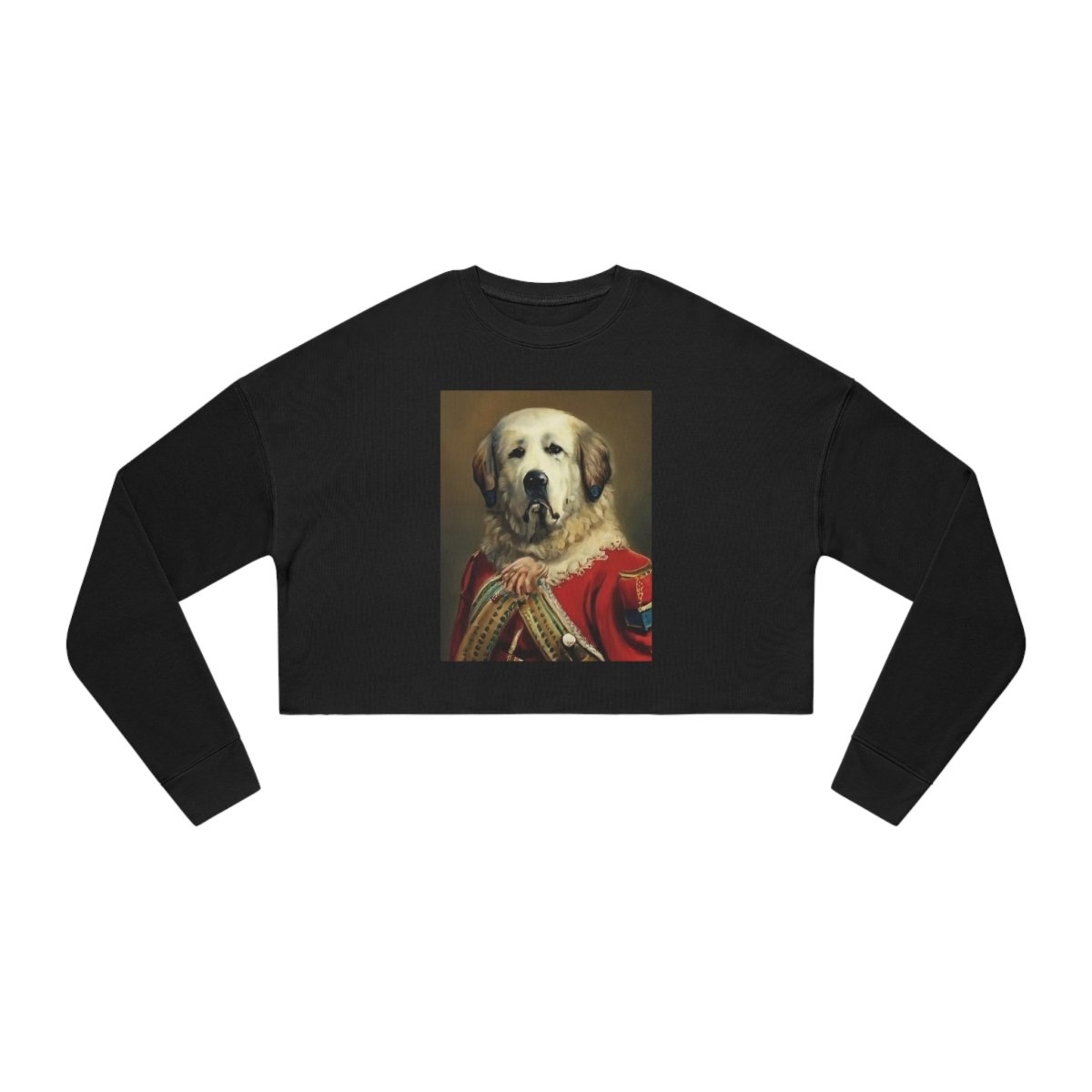 Royal Dog Women's Cropped Sweatshirt - Style D - DarzyStore