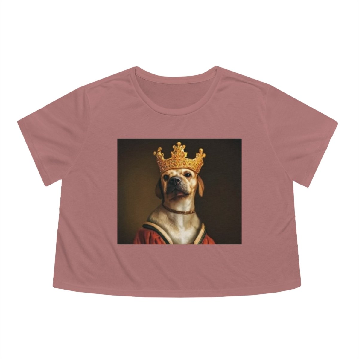 Royal Dog Women's Flowy Cropped Tee - Style A - DarzyStore